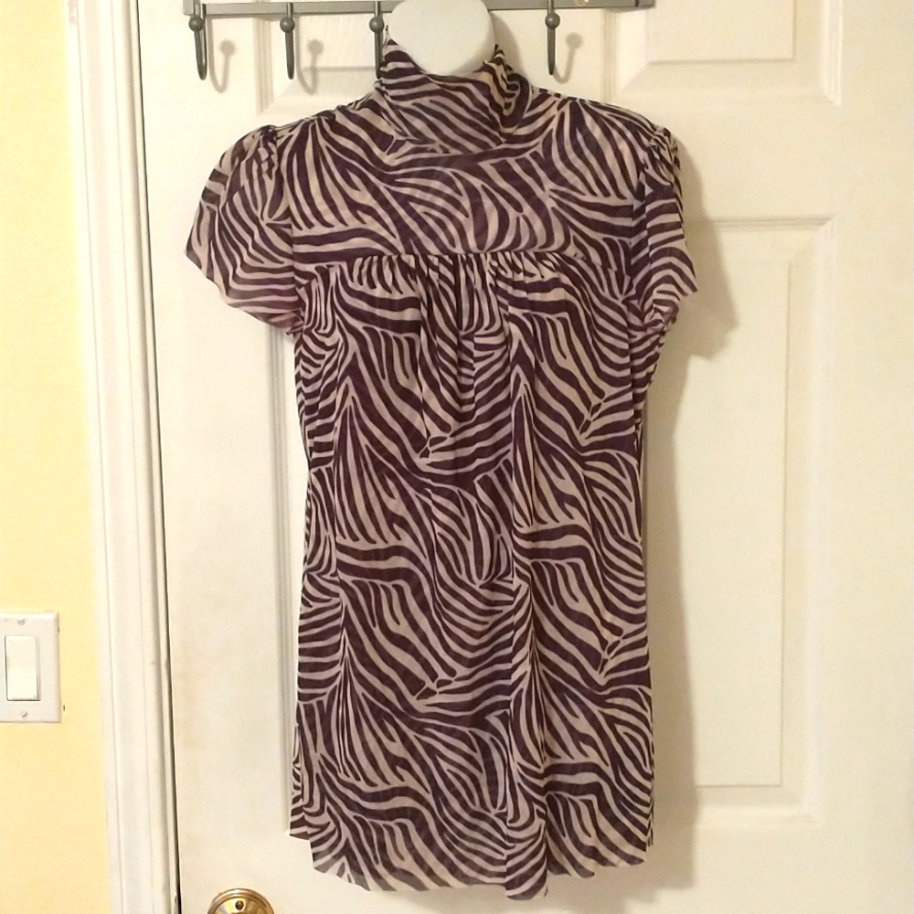 Johnny Heaven Zebra Style Top Size Large